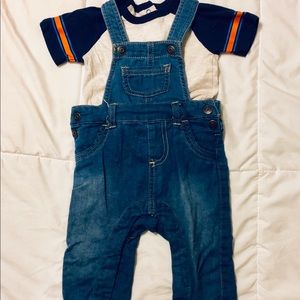3/ $21  2 Piece Overalls Outfit
